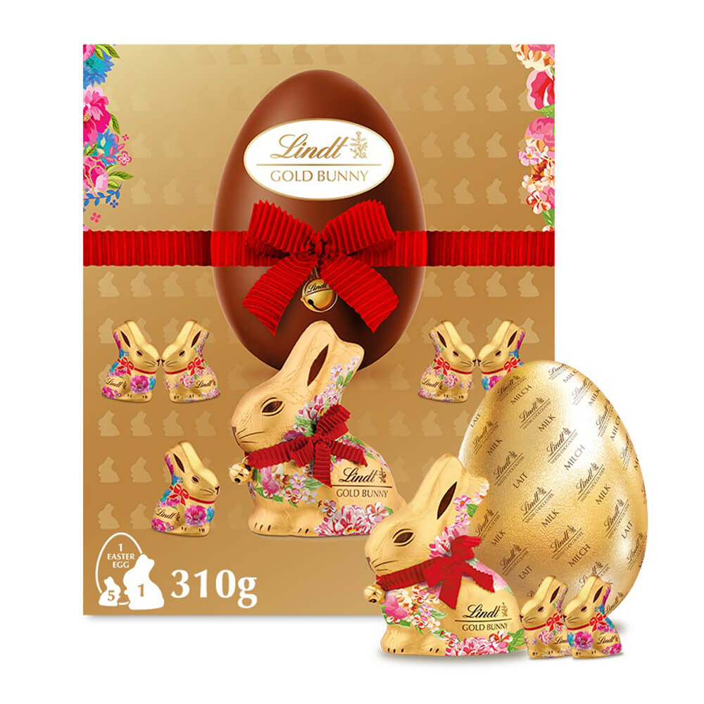 Lindt GOLD BUNNY Easter Egg Flower Edition 310g